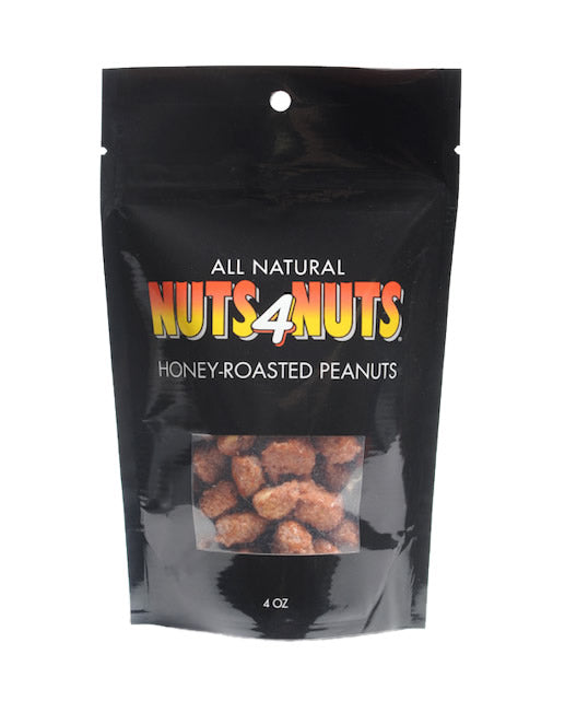 Honey-Roasted Peanuts in 4oz resealable pack