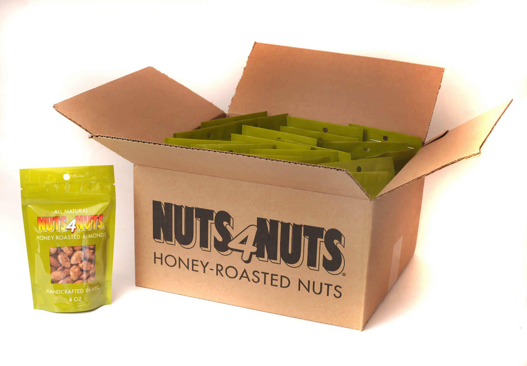 Honey-Roasted Almonds 4oz Party Pack